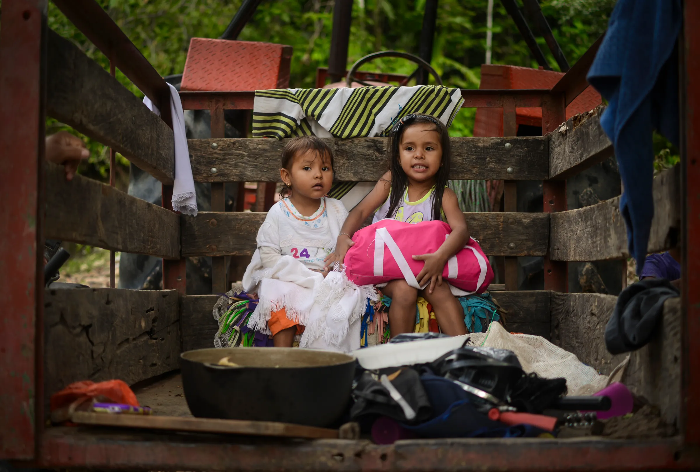 Hermanas en el Remolque